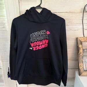 Girls XL Under Armour Black Hoodie